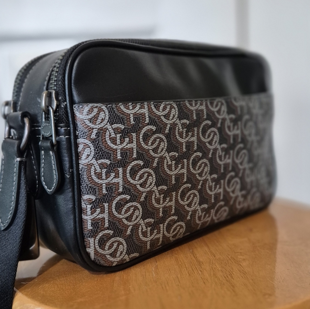 Coach CF484 Graham Midnight Crossbody Coach Monogram Print Canvas And Leather - Picture 8 of 16